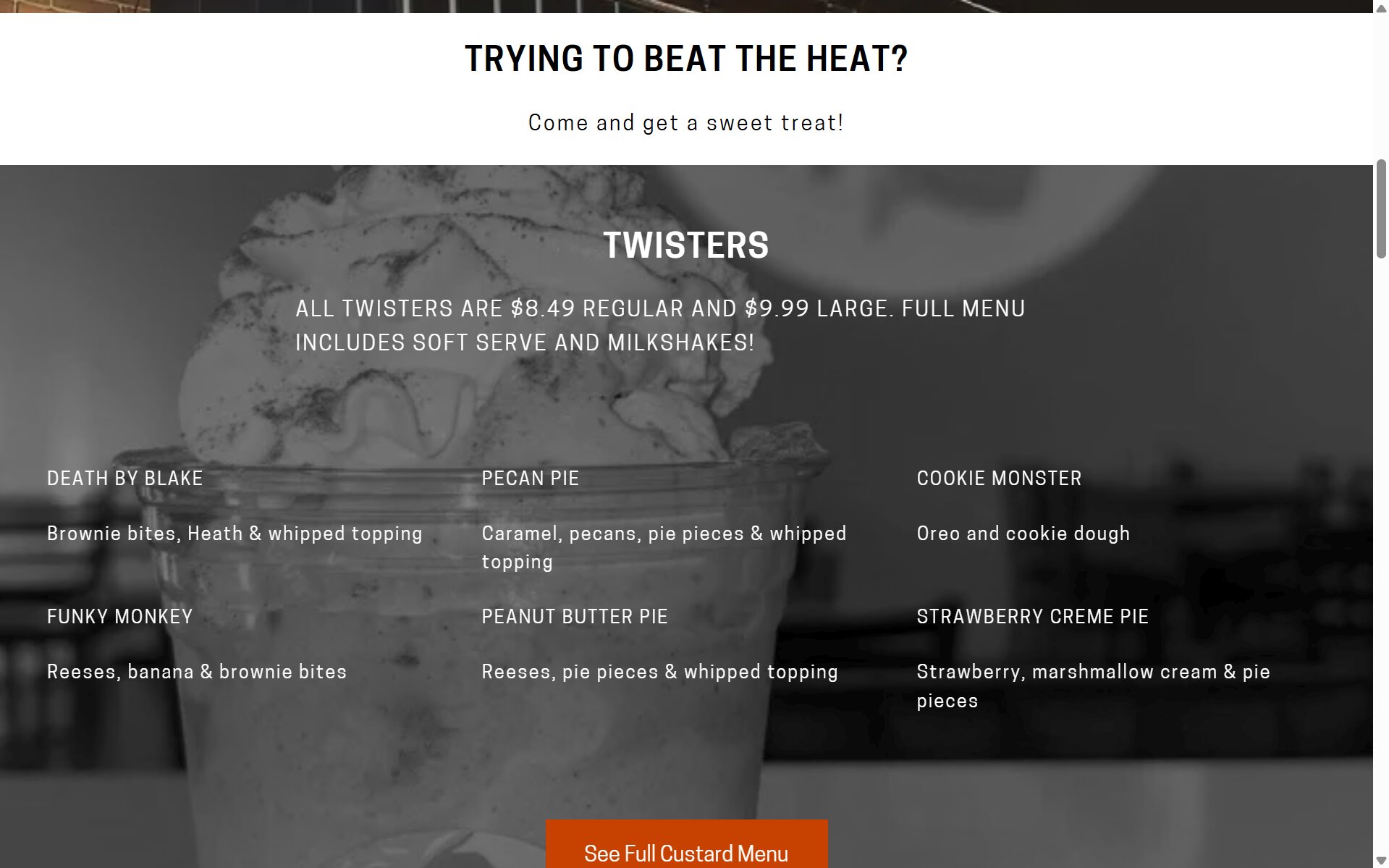 Myrtle Mae's website screenshot